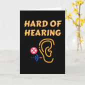 難聴 カード (黄色い花)