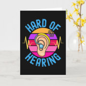 難聴 カード (黄色い花)