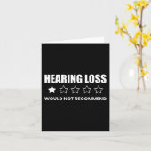 難聴 失聴への推奨はしない 失聴に関する啓発 カード (黄色い花)