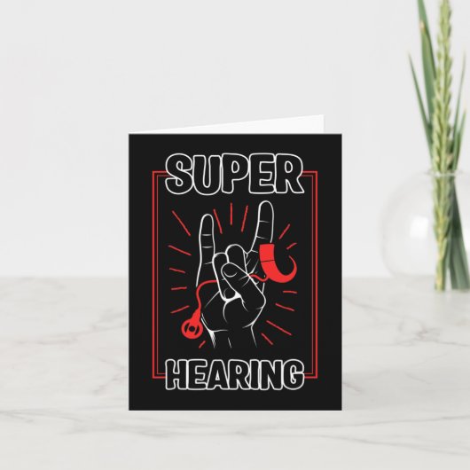 難聴 Awareness 超 Hearing Cochlear Impl カード (正面)
