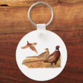 難解なキジの鳥狩り キーホルダー (正面)