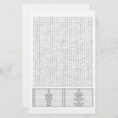 難解なジャイアントワードサーチパズルPCパーツテーマ 便箋 (正面/裏面)