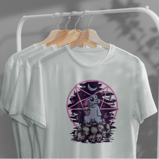 難解な不気味なバニー Tシャツ