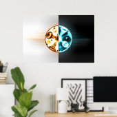 難解な球体 ポスター (ホームオフィス)