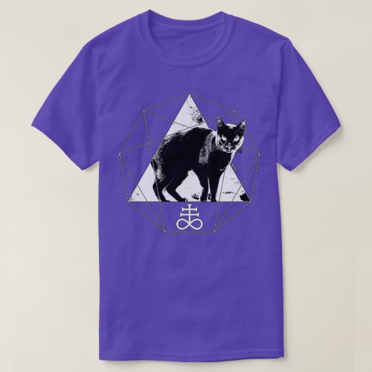 難解な硫黄猫 Tシャツ (デザイン正面)