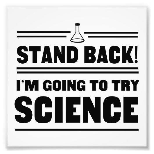 難解な科学 フォトプリント            (正面)