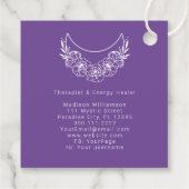 難解な精神モダン的ミニマル三日月 フェイバータグ (裏面)