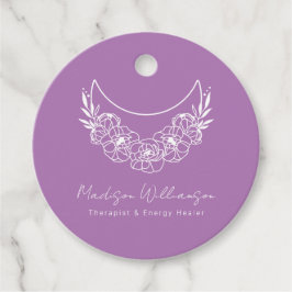 難解な精神モダン的ミニマル三日月 フェイバータグ