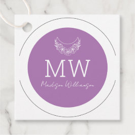 難解な精神モダン的ミニマル三日月 フェイバータグ