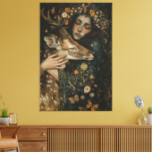 難解な自然 キャンバスプリント (インサイチュ (リビング))