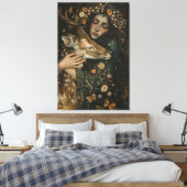 難解な自然 キャンバスプリント (インサイチュ (寝室))