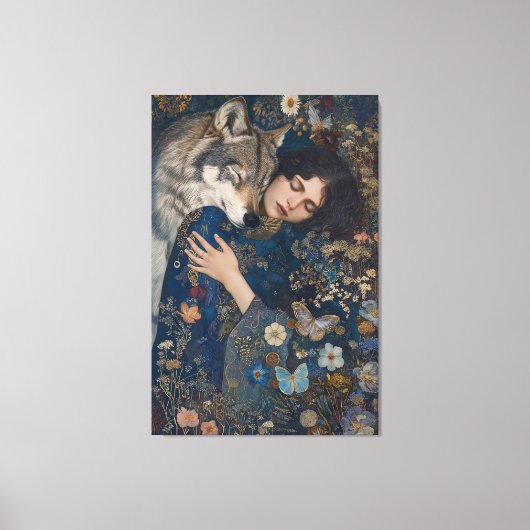 難解な自然 キャンバスプリント (正面)