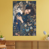 難解な自然 キャンバスプリント (インサイチュ (リビング))