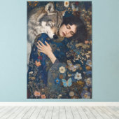 難解な自然 キャンバスプリント (インサイチュ (ウッドフロア))