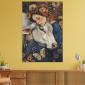 難解な自然 キャンバスプリント (インサイチュ (リビング))