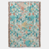 難解アクア スローブランケット (正面縦)