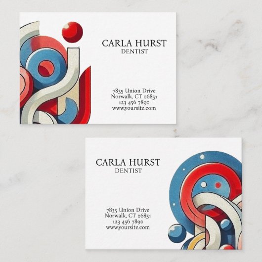 難解パーソナライズされたに設計された コーリングカード (正面/裏面)