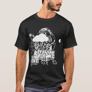 雨おもしろいの降る猫と犬 Tシャツ
