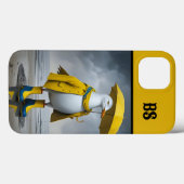雨おもしろいブーツのカモメ – ビーチユーモア Case-Mate iPhoneケース (裏面 (横))
