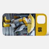 雨おもしろいブーツのカモメ – ビーチユーモア Case-Mate iPhoneケース (裏面 (横))