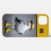 雨おもしろいブーツのカモメ – ビーチユーモア Case-Mate iPhoneケース (裏面 (横))