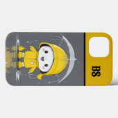 雨おもしろいブーツの魚 – ビーチユーモア Case-Mate iPhoneケース (裏面 (横))