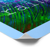 雨かわいらし中引用文ダンスのポスター ポスター (角)