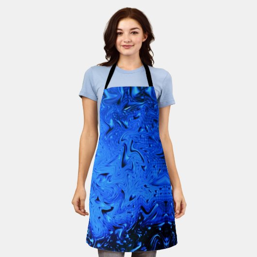 雨がシャリーテイラーによって降る エプロン (着用した状態)