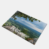 雨がプチジャンへようこそドオーマットに向かった ドアマット (アングル)