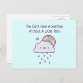 雨が少ないと虹が出ない ポストカード (正面/裏面)