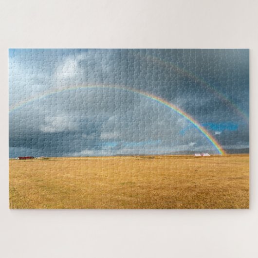 雨が嵐の空に向かう ジグソーパズル (横)