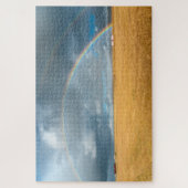 雨が嵐の空に向かう ジグソーパズル (縦)