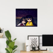 雨が日 ポスター (ホームオフィス)