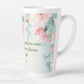 雨が花るみ引用文 カフェラテマグ (右)