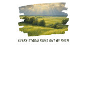 雨が走降るたびにTシャツが嵐に当たって Tシャツ