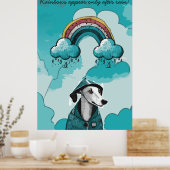 雨が降った後にのみ虹が現れる ポスター (キッチン)