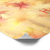 雨が降った来後、太陽の光が新年のポスターを願う ポスター (角)