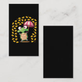 雨が降っているタコスカメメキシコの食べ物愛好家 名刺 (正面/裏面)