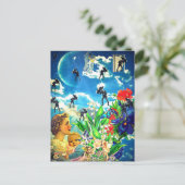 雨が降っているハレルヤ ポストカード (スタンド正面)