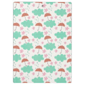 雨が降っている猫 クリップボード (裏面)