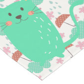 雨が降っている猫 ショートテーブルランナー (コーナー)