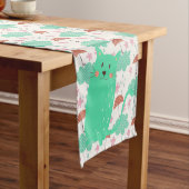 雨が降っている猫 ショートテーブルランナー (インサイチュ)