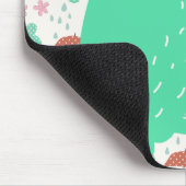 雨が降っている猫 マウスパッド (コーナー)