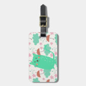 雨が降っている猫 ラゲッジタグ (正面縦)