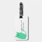 雨が降っている猫 ラゲッジタグ (裏面縦)