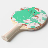 雨が降っている猫 卓球ラケット (正面アングル)