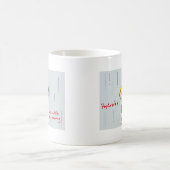 雨が降っている間tyrmay海兵隊の水和物 コーヒーマグカップ (中央)