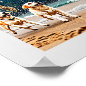 雨が降っている ポスター (角)