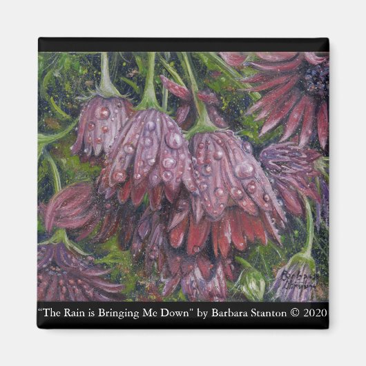 雨が降って来た マグネット (正面)