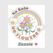 雨が降らなければ花は咲かない シール (シート)
